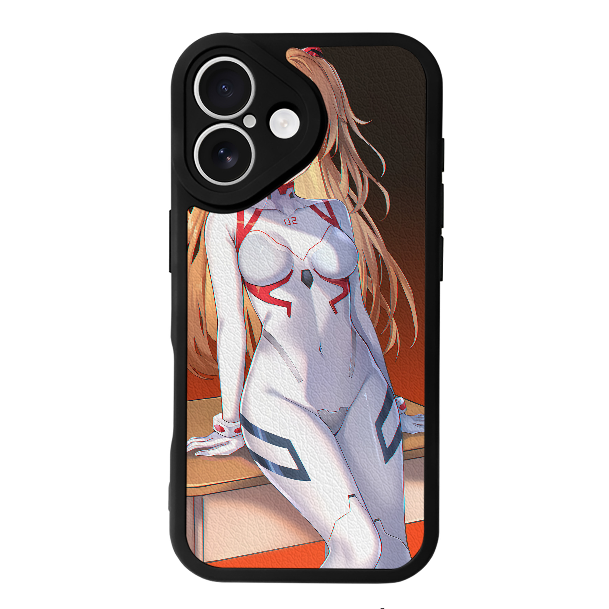 （画像用） EVA 新世紀エヴァンゲリオン 【iPhone 16シリーズ対応】シリコンスマホケース（レザー調） 材質：シリコン